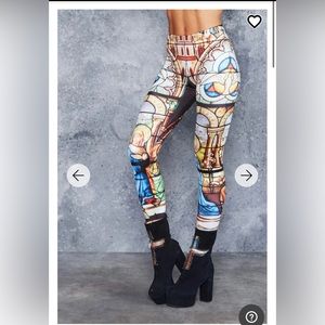 BlackMilk Clothing Cathedral Leggings